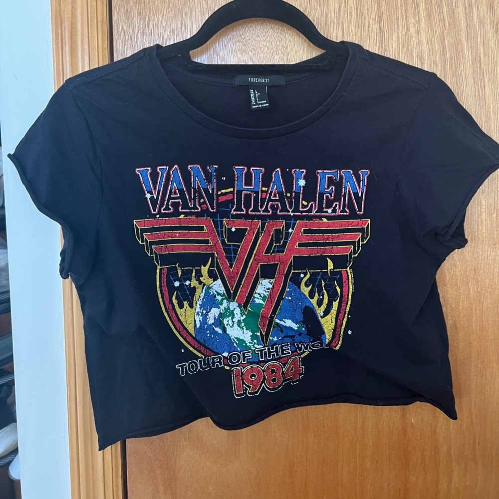 Van Halen Band Crop Top